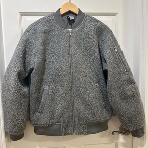 Divided Gray Bomber Jacket